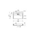 Набір для ванної кімнати ARDESTO, тумба металева, 495х370х760мм, чорн.+ умивальник Anna, 500х375х110мм, білий