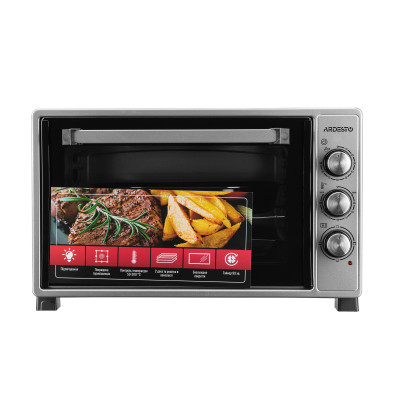 Печь электрическая ARDESTO, 40л, 1300Вт, механич., серая (MEO-N40GR)