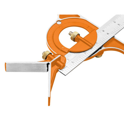 Neo Tools Кутник, 30см, мультикомбінований, транспортир, рівень, тримач алюміній