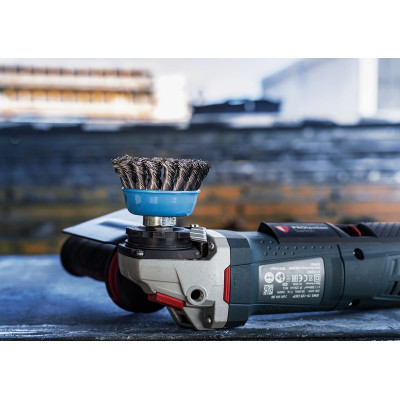 Щітка чашкова Bosch Professional сталь 75мм 0.5мм M14