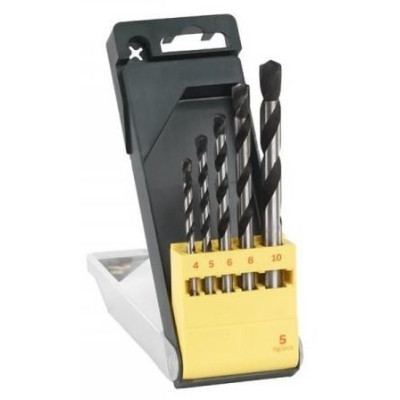 Набір свердел по бетону Bosch Professional, 4-10мм, кейс, 5шт Набір свердел по бетону Bosch Professional, 4-10мм, кейс, 5шт