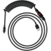 HyperX Кабель USB-A - USB-C спіральний, 1.37м Grey/Black