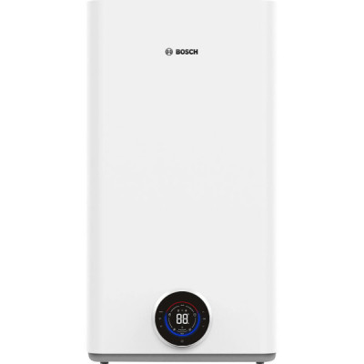 Водонагрівач електр. BOSCH плаский слім Tronic 5500iT, 50л, 1.5кВт, ун. монтаж, електр. кер-ння, Wi-Fi, B, білий