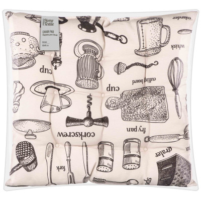 Подушка для стільця ARDESTO Kitchen 40х40см, 90% поліестер, 10% бавовна