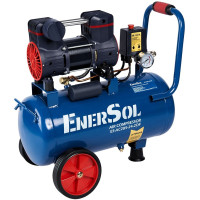 Компресор повітряний EnerSol ES-AC285-24-2OF безолійний 230В 1.08кВт, 24л, 285л/хв, 8бар, 14.5кг
