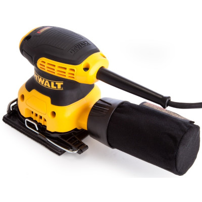 Шліфмашина вібраційна DeWalt 230Вт 14000об/хв 108х115мм амплітуда 1.6мм 1.28кг