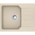 Мийка кухонна Franke City, фраграніт, прямокутник, з крилом, 620х500х190мм, чаша - 1, врізна, оборотна, UCG 611-62, бежевий