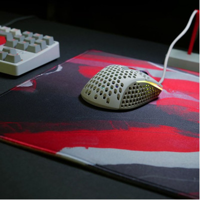 Ігрова поверхня Xtrfy GP4 Abstract Retro, L (460 x 400 x 4мм), червоний