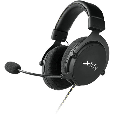 Ігрова гарнітура Xtrfy H2 (3.5mm/USB), Black