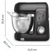 Кухонна машина Tefal Bake Partner + 1100Вт, чаша-метал, корпус-пластик, насадок-9, чорний