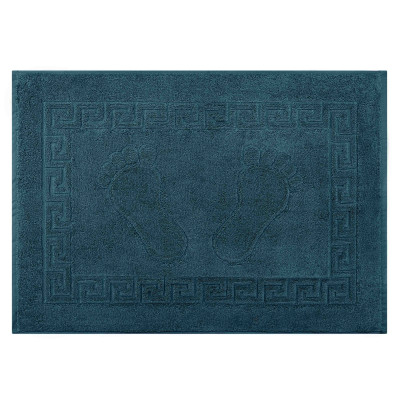 Килимок для ніг махровий ARDESTO Home 50х70см, 100% бавовна, смарагдовий