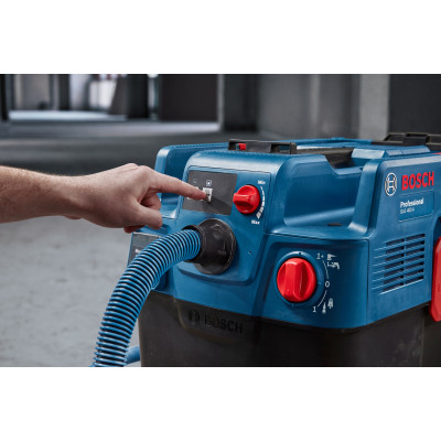 Bosch Пилосос професійний GAS 400 A, 1200Вт, 240мБар, контейнер 40л, 14кг