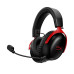Гарнітура ігрова HyperX Cloud III S, WL/USB-A/USB-C, чорно-червоний