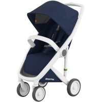 Прогулянкова коляска Greentom Classic Blue-White