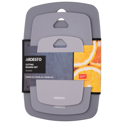 Набір дошок кухонних ARDESTO Gemini, 3шт, 20.5x15см, 30x20см, 35x25см, пластик Набір дошок кухонних ARDESTO Gemini, 3шт, 20.5x15см, 30x20см, 35x25см, пластик