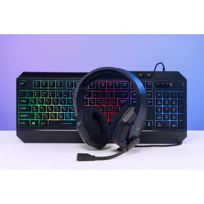 Гарнитура игровая 2E GAMING HG315, 7.1, USB-A, RGB, 2м, черный (2E-HG315BK-7.1)