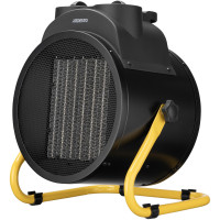 Теплова гармата електрична ARDESTO IFH-05B 5кВт, 50м2, 470м3/г, керамічний нагрівальний елемент (PTC), чорний, 4кг