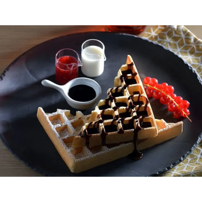 Форма для випікання вафель для грилів Optigrill, алюміній, чорний