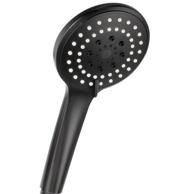 Душова система Deante Jasmin зі змішувачем-термостатом для душу, душ - 3 функц., кріпл. - на стійці, чорний