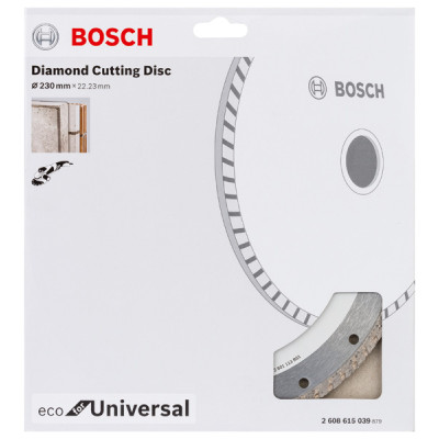 Диск алмазний Bosch Professional Eco Univ.Turbo 230х22.23мм
