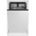 Посудомийна машина Beko вбудована, 10компл., A++, 45см, дисплей, білий