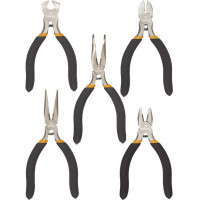 Набір шарнірно-губцевих інструментів TOPEX, прецизійні, 5шт Набір шарнірно-губцевих інструментів TOPEX, прецизійні, 5шт