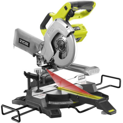 Ryobi Пила торцювальна акумуляторна ONE+ R18MS216-0 18В диск 216мм лазер 14.4кг без АКБ та ЗП Ryobi Пила торцювальна акумуляторна ONE+ R18MS216-0 18В диск 216мм лазер 14.4кг без АКБ та ЗП