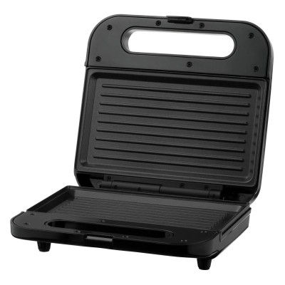 Сендвічмейкер Ardesto 700Вт, 1 пластина-гриль, корпус-пластик, чорний