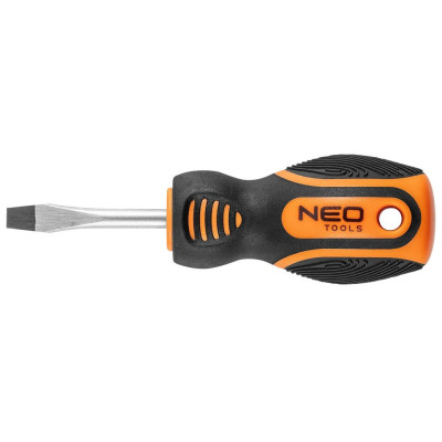 Викрутка Neo Tools плоска, SL5.5x38мм, сталь CrV Викрутка Neo Tools плоска, SL5.5x38мм, сталь CrV
