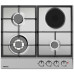 Варильна поверхня Hansa комбінована (3 газ + 1 електро), 60см, нержавіюча сталь Варильна поверхня Hansa комбінована (3 газ + 1 електро), 60см, нержавіюча сталь