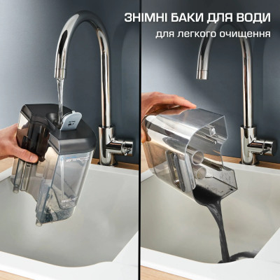 Пилосос Rowenta миючий Clean It, 750Вт, конт пил -1,5л, вода -2,3л, 13500 Па, 4 насадки, чорний