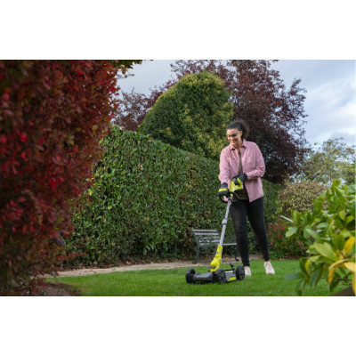 Ryobi Тример-газонокосарка акумуляторний RY18LMC30A-0 ONE+ 18В 30см висота 38-75мм EasyEdge телескоп.штанга 6.4кг (без АКБ та ЗП)