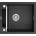 Мийка кухонна Deante Magnetic, граніт, квадрат, без крила, 560х500х219мм, чаша - 1, накладна, металічний графіт
