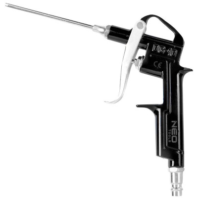 Neo Tools Пістолет продувний, алюміній, подовжене сопло 93мм Neo Tools Пістолет продувний, алюміній, подовжене сопло 93мм