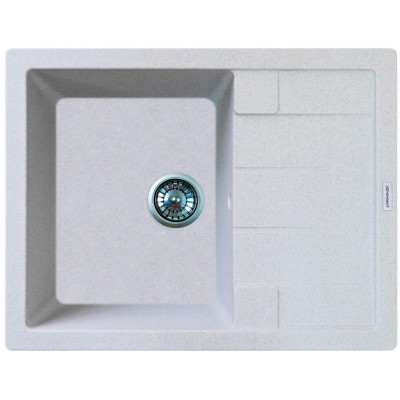 Мийка кухонна Adamant Anila, штучний камінь, прямокут., з крилом, 645х495х200мм, чаша - 1, врізна, Old stone