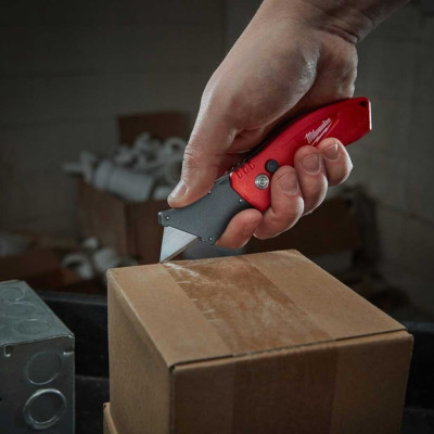 Ніж будівельний трапецевидний складаний Milwaukee Compact Fastback, 18мм, корпус комбінований