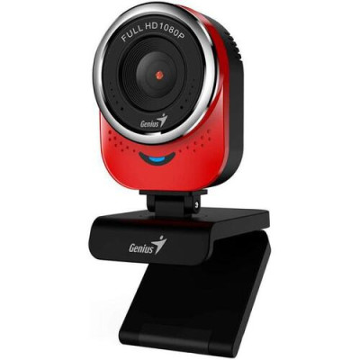 Вебкамера Genius Qcam-6000, FullHD, 30fps, manual focus, червоний (32200002408)