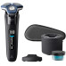 Бритва електр. Philips роторна Series 7000,  бритв.головок-3, Li-Ion, сух.+волог., тример,індикатор заряду, твердий чохол, синій