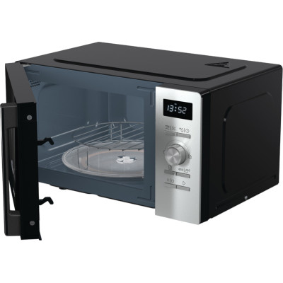 Микроволновая печь Gorenje, 20л, электр. упр., 800Вт, гриль, дисплей, 11 программ, нерж (MO20A4XH)