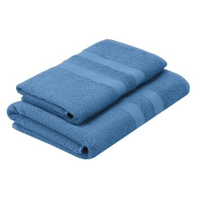 Набір рушників махрових ARDESTO Splendid 50х90см, 70х140см, 2шт, 100% бавовна, блакитний