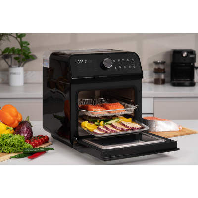 ARDESTO Мультипіч, 2250Вт, об'єм-15л, сенсорне керування, функція приготування на пару, 40-220°C, метал/пластик, біло-чорний ARDESTO Мультипіч, 2250Вт, об'єм-15л, сенсорне керування, функція приготування на пару, 40-220°C, метал/пластик, біло-чорний