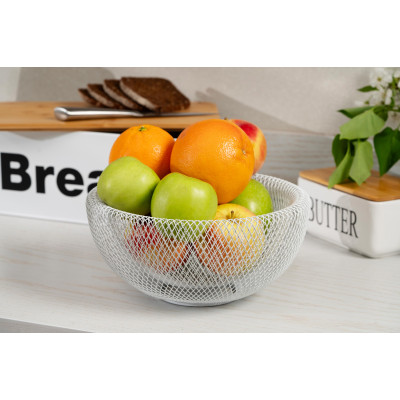 ARDESTO Кошик Midori 25х25х12см, метал, білий