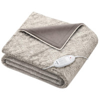 Електроковдра Beurer традиційна форма, 180х130см, 100Вт, 6 режими, фліс, сірий Електроковдра Beurer традиційна форма, 180х130см, 100Вт, 6 режими, фліс, сірий
