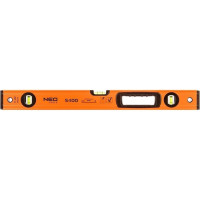 Neo Tools Рівень S 400 алюмінієвий, 60 см, 3 капсули, 1 отвір для рук