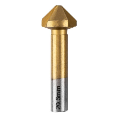 Набір свердел конічних для фрезування GRAPHITE TiN 6.3-20.5мм кейс 6шт Набір свердел конічних для фрезування GRAPHITE TiN 6.3-20.5мм кейс 6шт