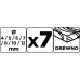Набір свердел по дереву GRAPHITE подовжене 4-8,10,12х300мм 7шт