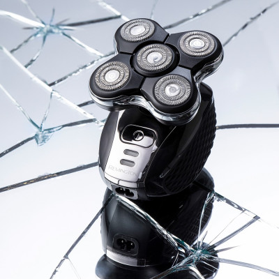 Бритва електр. для голови Remington роторна Ultimate Series RX5,  бритв.головок-5, сух.+волог., тример, кейс, чорний