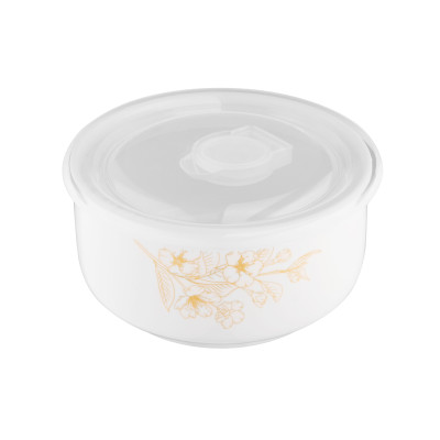 ARDESTO Салатник з кришкою Sunny day, 12 см, порцеляна ARDESTO Салатник з кришкою Sunny day, 12 см, порцеляна