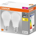 Набір ламп 2шт OSRAM LED E27 8.5Вт 2700К 806Лм A60