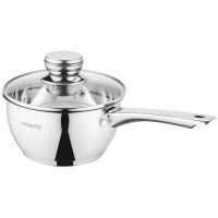 Ківш зі скляною кришкою ARDESTO Gemini Lucca, 1.6л, нержавіюча сталь